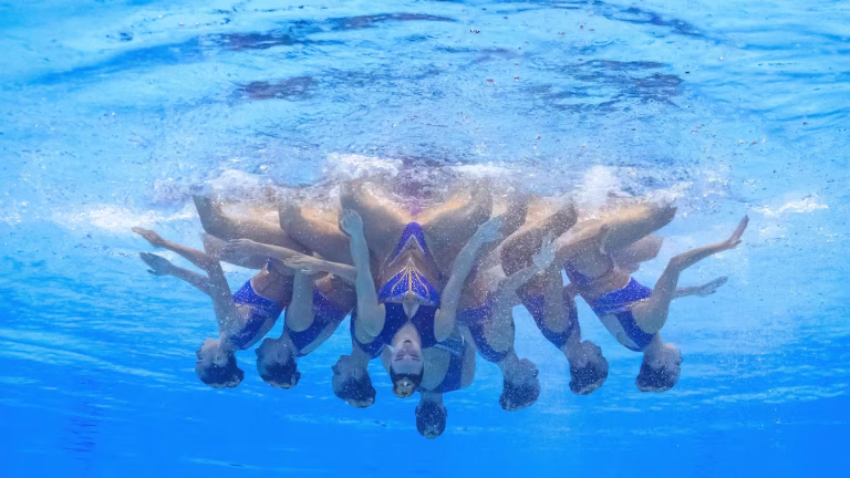 Swimming Technique Differences Between Olympic Champions and Amateur Competitors